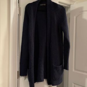 Zara  Cardigan blue xl 4 Button knit cardigan